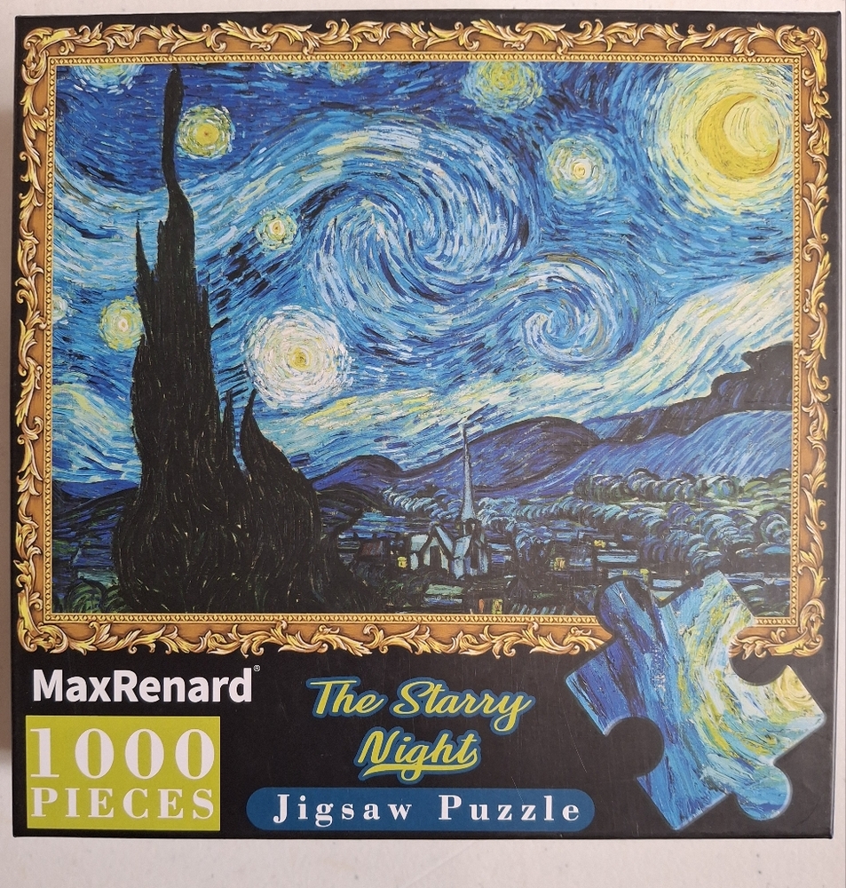 NWOT Max Renard The Starry Night 1000 Pc Jigsaw Puzzle